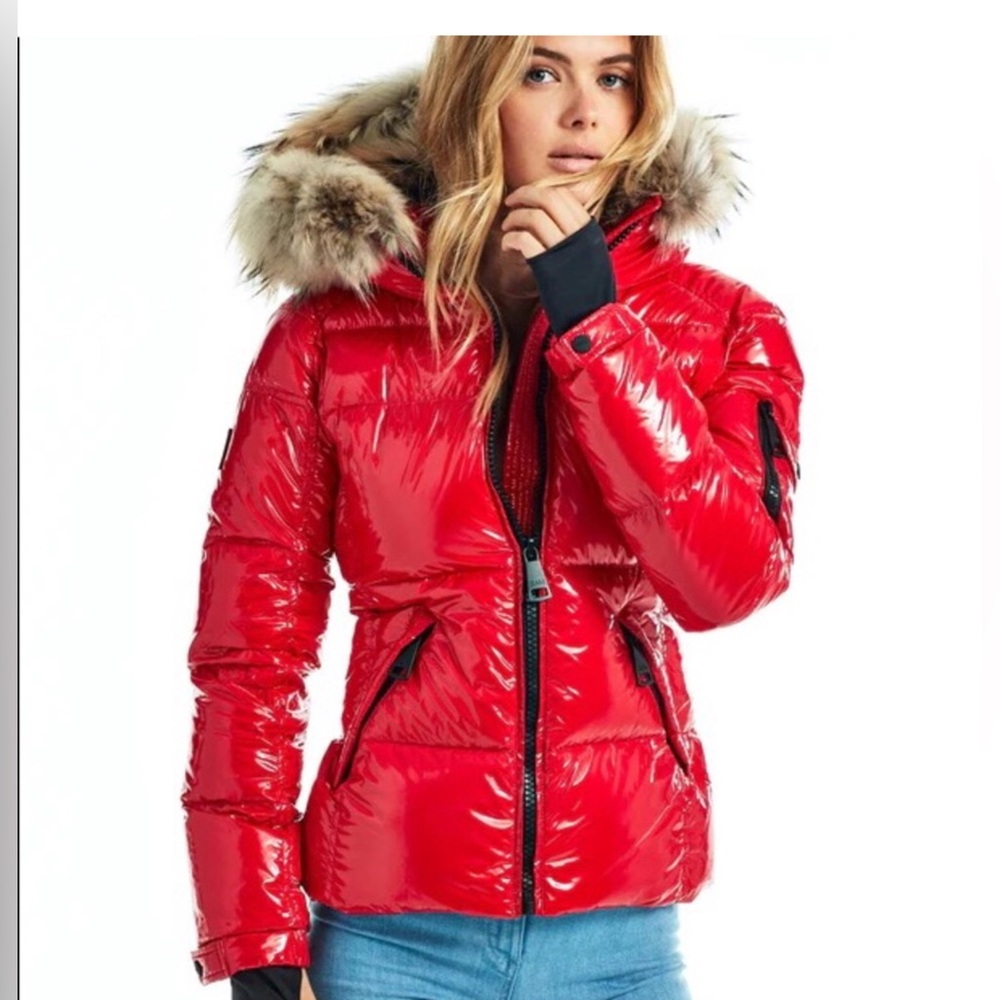 Red sam coat
